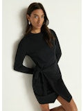 NATION - Taylor Wrap Dress, Black