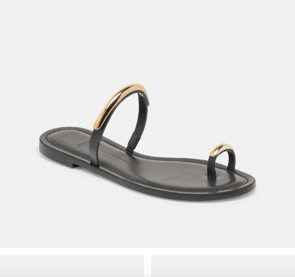 Dolce Vita - Gold Detail Leather Sandal