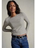 Stripe Jersey Crewneck Long Sleeve