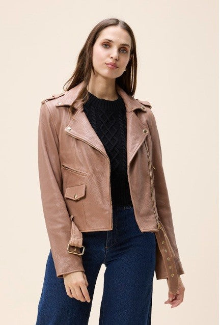 Chocolate Malt Leather Jacket