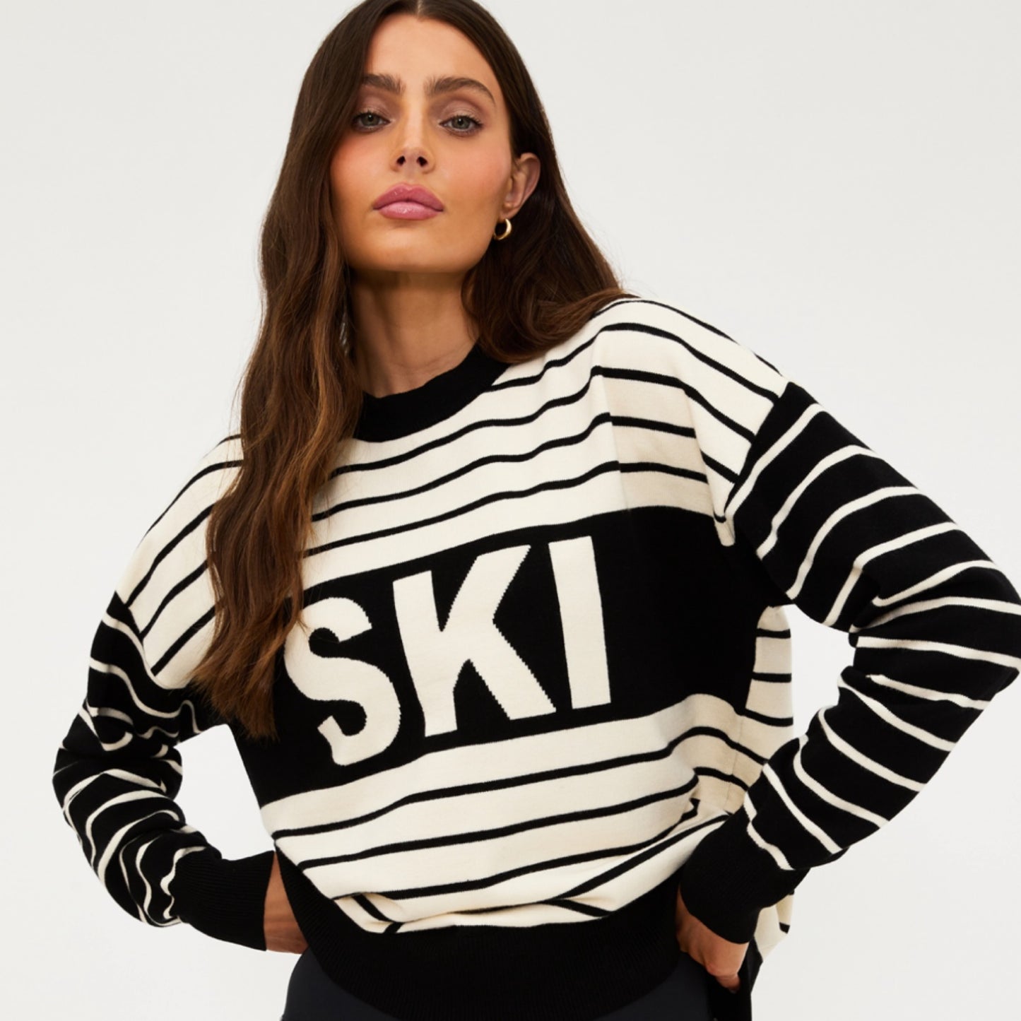 Beach Riot - Summit Stripe Ski Sweater