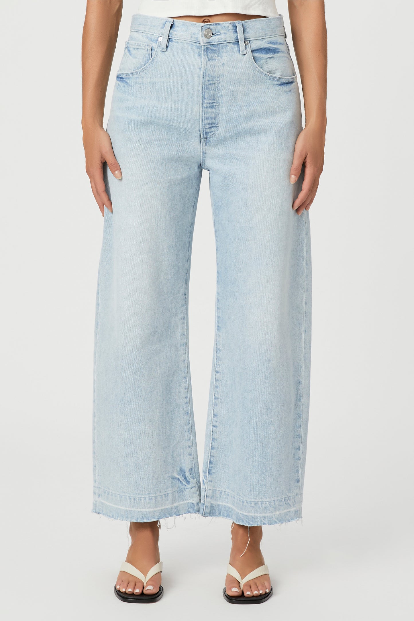 PAIGE - Arellia Ankle - Fernanda W/ Wide Undone Hem