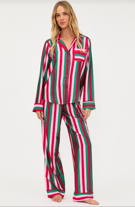 Beach Riot - Ruby Stripe Jammie Set