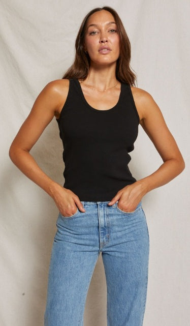 perfectwhitetee - debbie tank, black