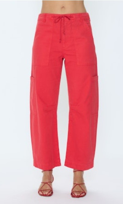 Sabrina Utility Pant, Cherry