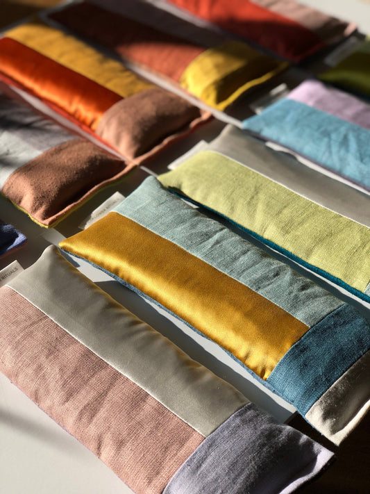 Aromatherapy Weighted Eye Pillow - Rose & Lavender: Winter Style