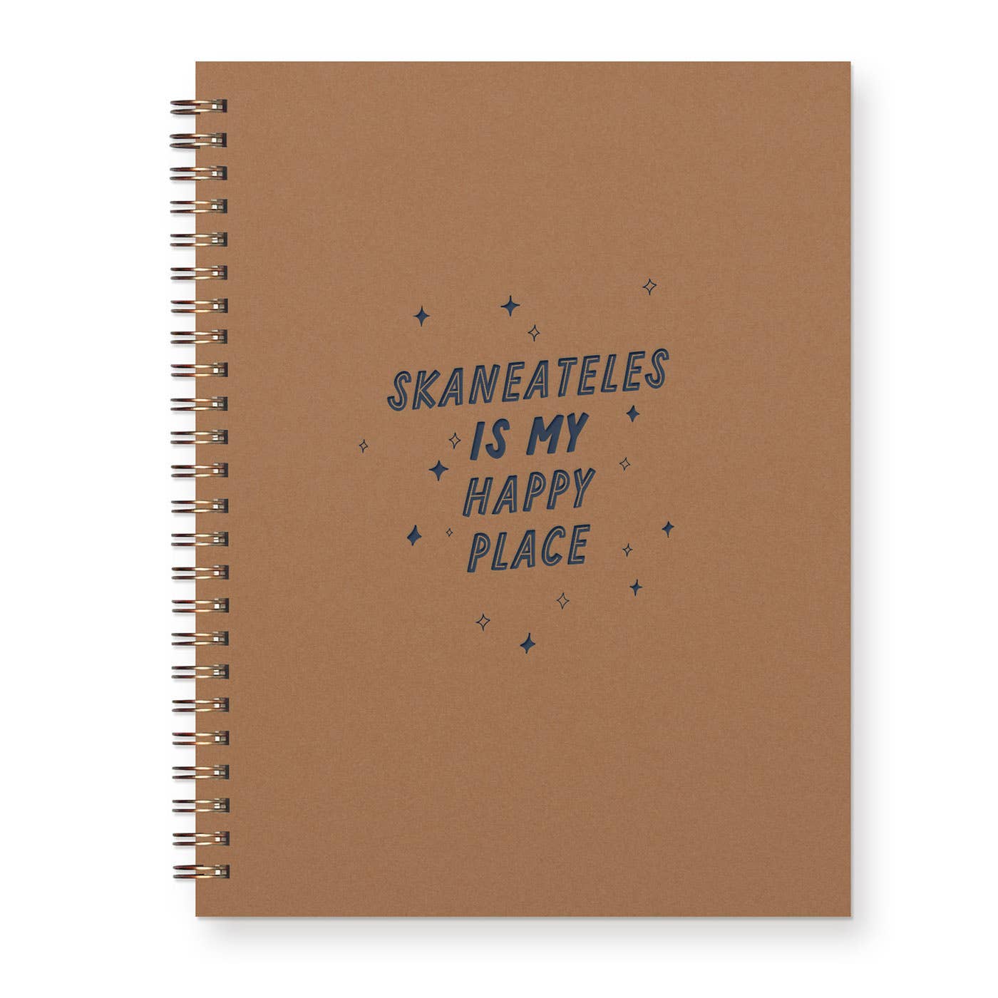 Lake Tahoe Happy Place Journal: Lined Notebook: Adobe Brick Cover