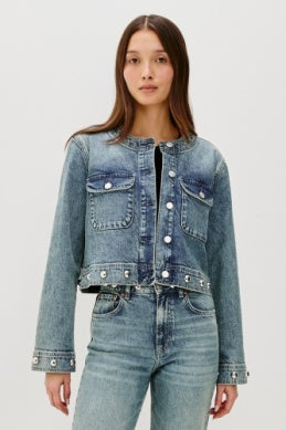 Rails - Desert Sky Studded Denim Jacket