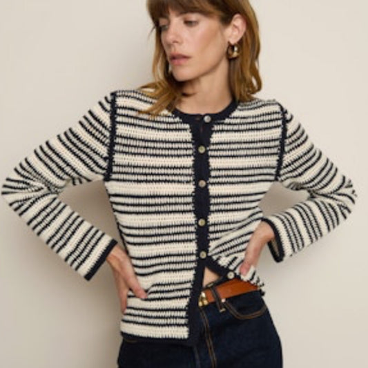 Nation - Courtney Crochet Cardigan