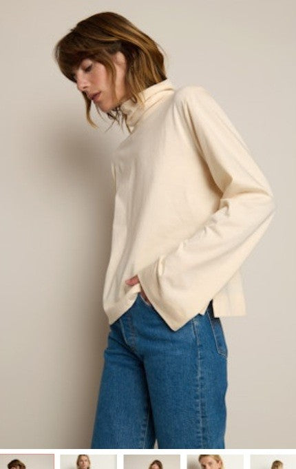 NATION - Neo Mock Neck, Parchment