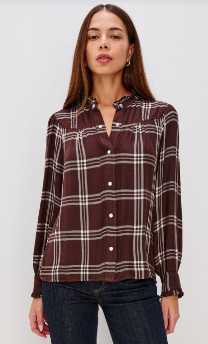 Rails - Alana Blouse, Chocolate Napoleon