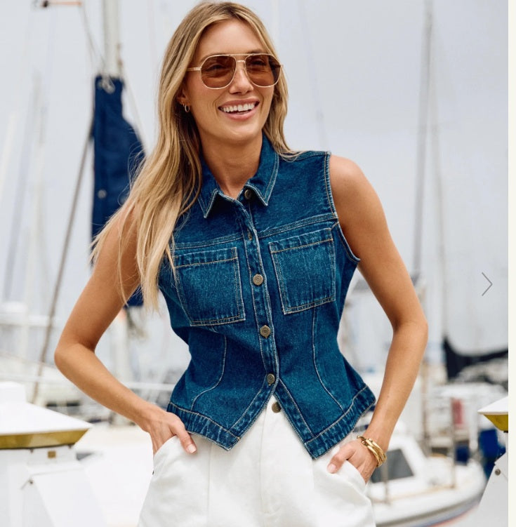 Cleobella - Farah Denim Vest