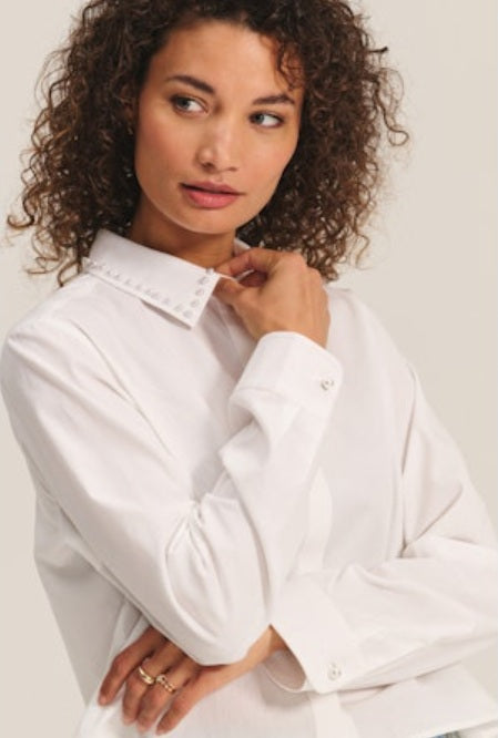 Velvet - Pretty in Pearls, Poplin Shirt