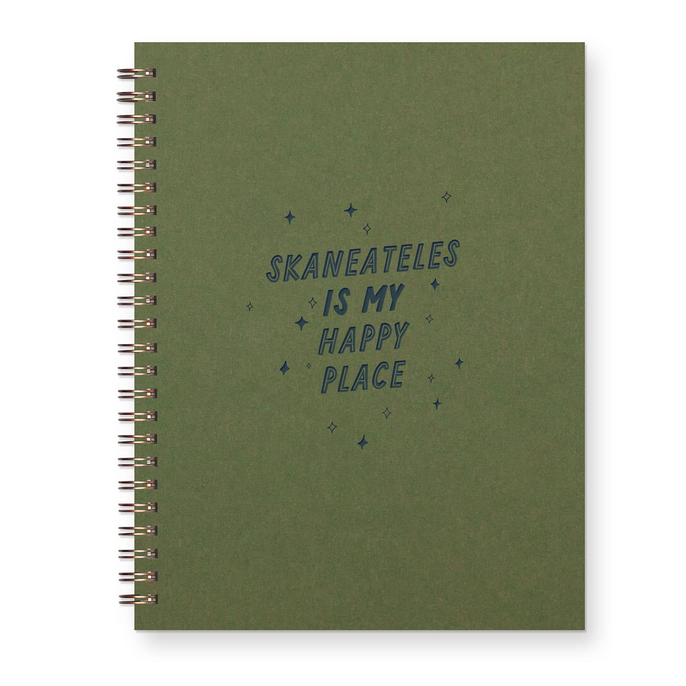 Truckee Happy Place Journal: Lined Notebook: Moss Cover