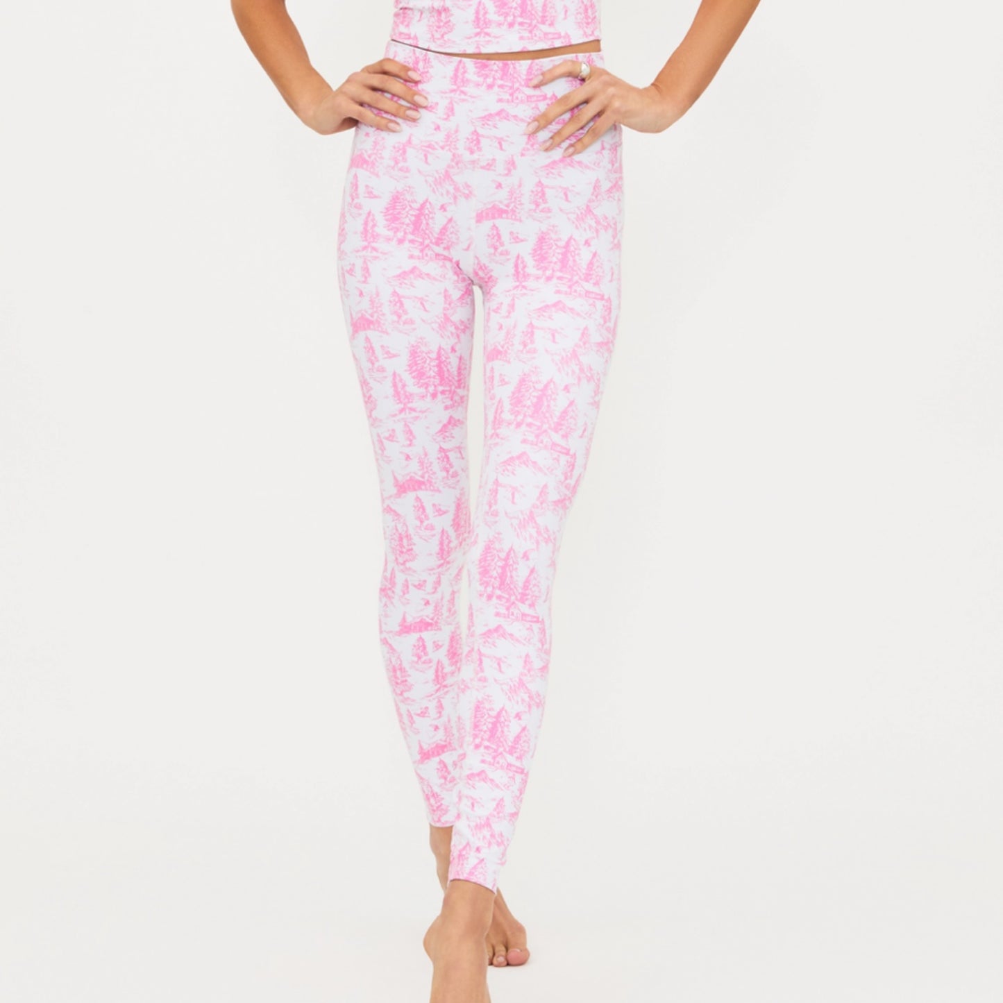 Beach Riot - Powder Pink Toile Legging