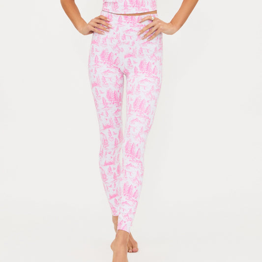 Beach Riot - Powder Pink Toile Legging