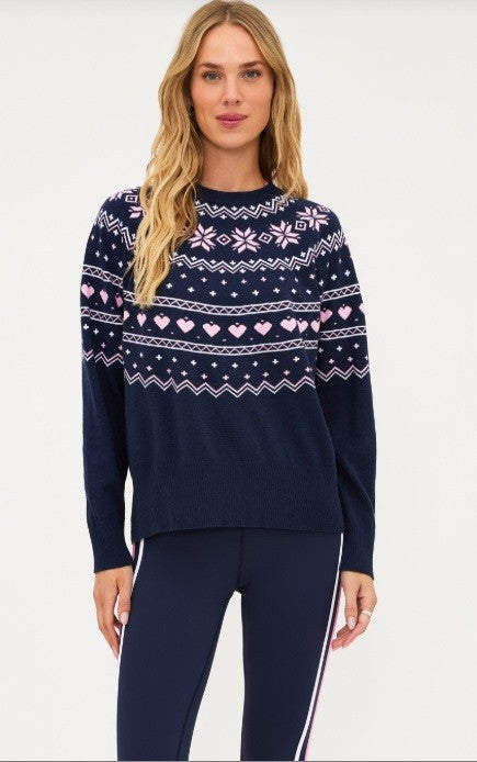 Beach Riot - Snowy Peak Fairisle Sweater