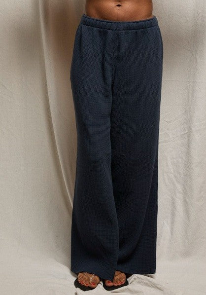perfectwhitetee - Shane waffle pant, navy