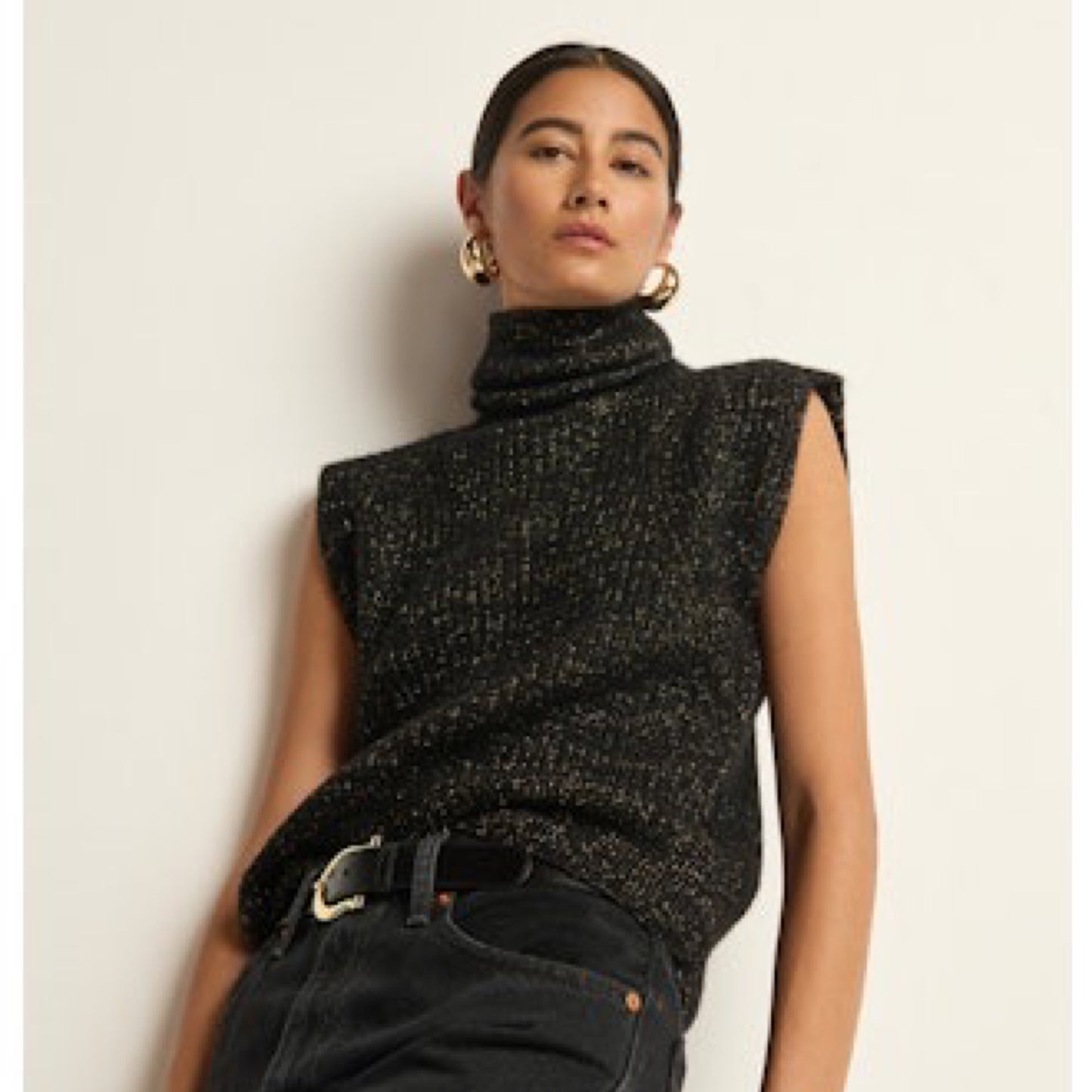 NATION - Isha Tank, Shiny Black