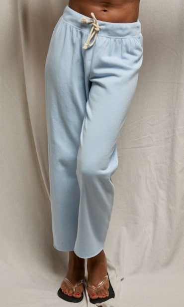 perfectwhitetee - beach fleece pant, powder blue