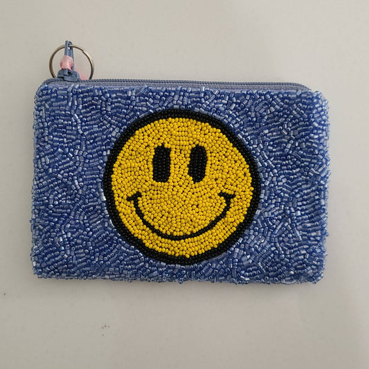 Tiana Designs - Outlined Smiley: Periwinkle/ Op yellow