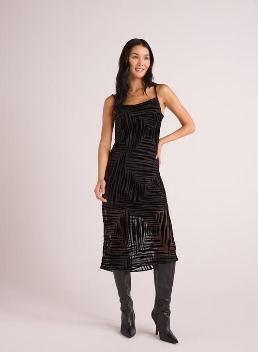 Bella Dahl - Layered Velvet Slip Dress