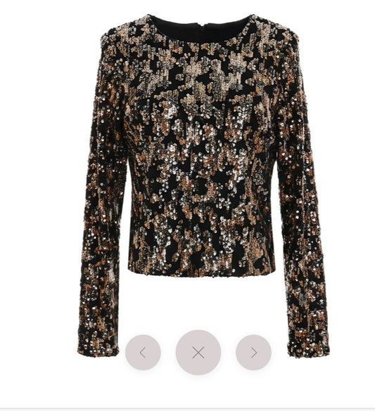 Le SUPERBE - Kate Leopardo Top