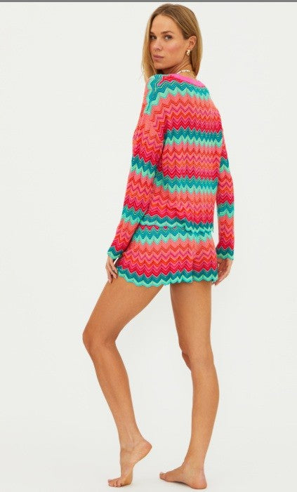 Strawberry Ice Chevron Short